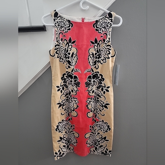 VTG 1990s 2000s LONDON TIMES SIZE 4 COTTON SPANDEX FLORAL DRESS NWT $60 Retail - Picture 1 of 5